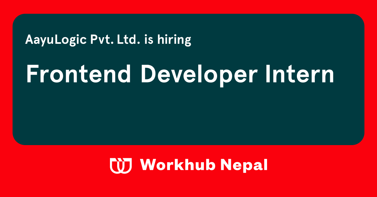 Frontend Developer Intern