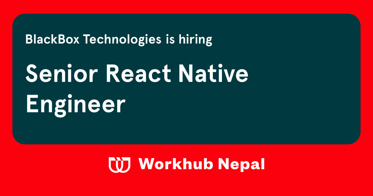 Senior React Native Engineer