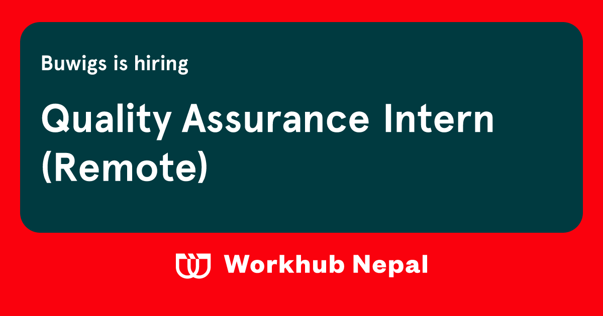 Quality Assurance Intern (Remote)