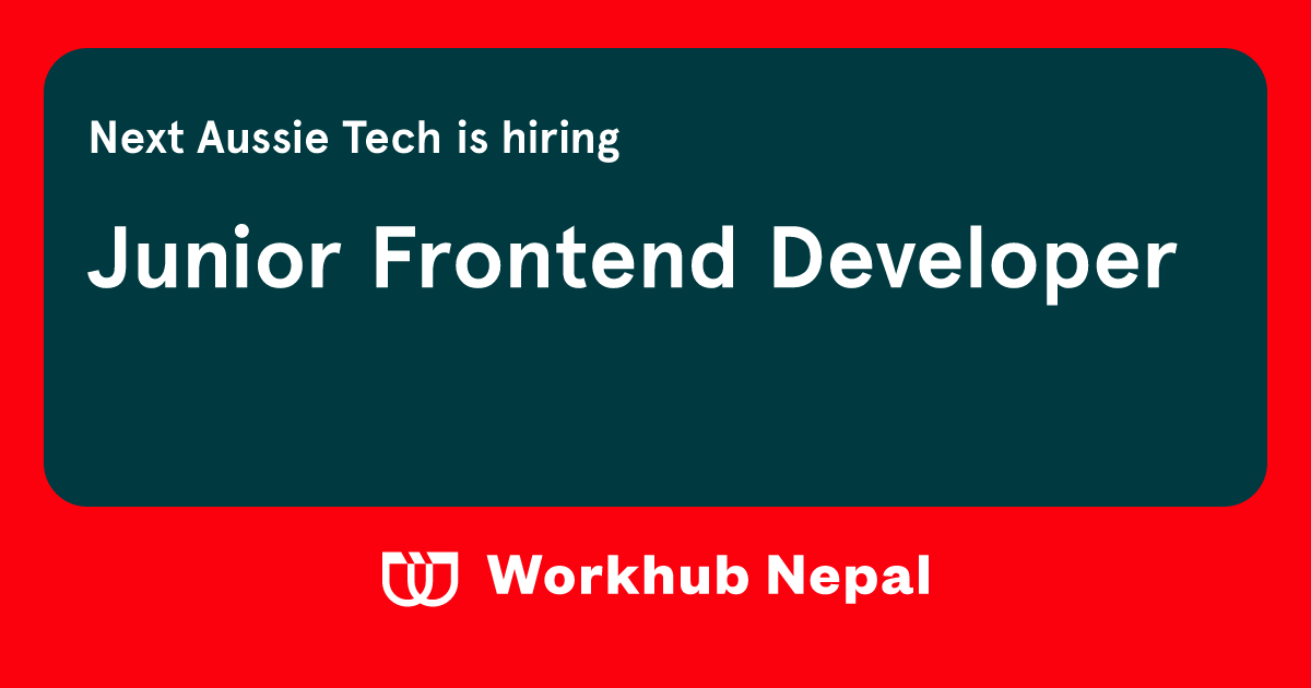 Junior Frontend Developer