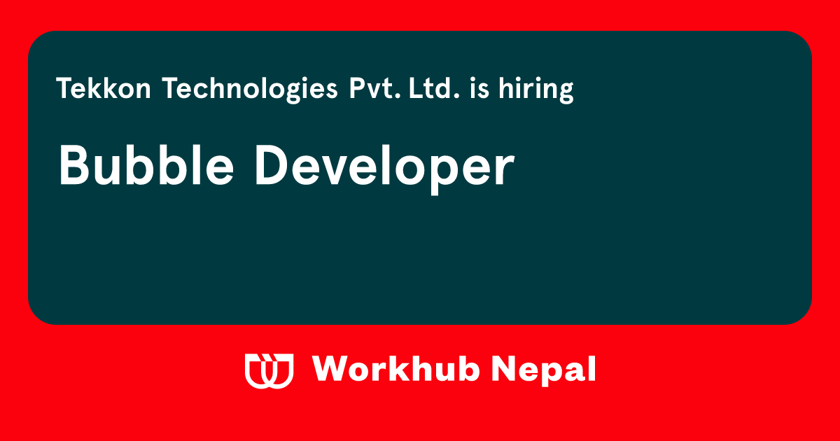 Bubble Developer