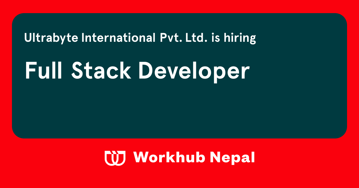 Full Stack Developer